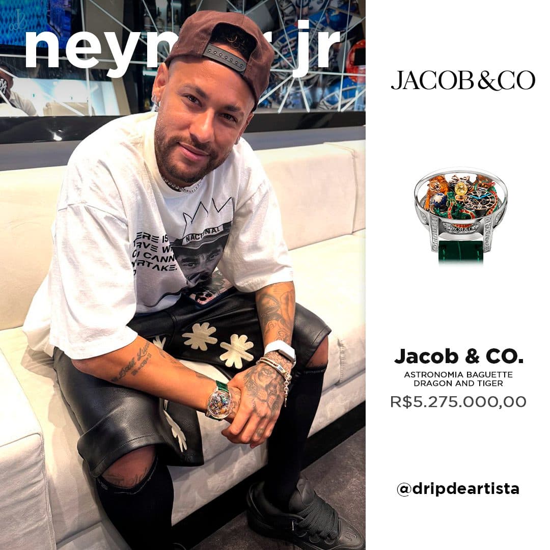 Neymar Jr. — Jacob & Co. Astronomia Dragon and Tiger